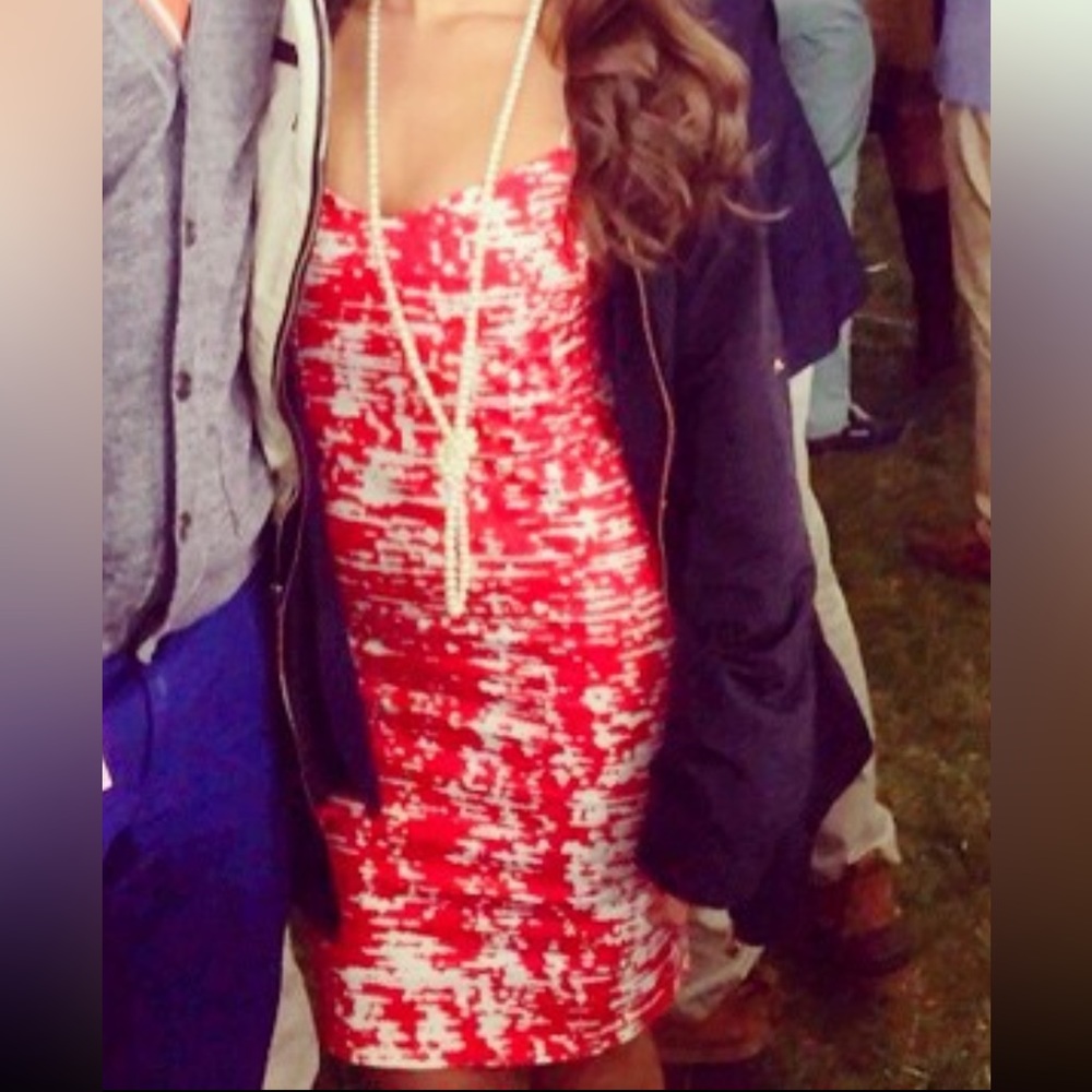 Aqua by Bloomingdale’s coral dress